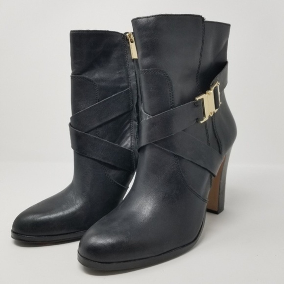 Vince Camuto Shoes - Vince Camuto Cross Strap Heel Ankle Boots 10M NWT